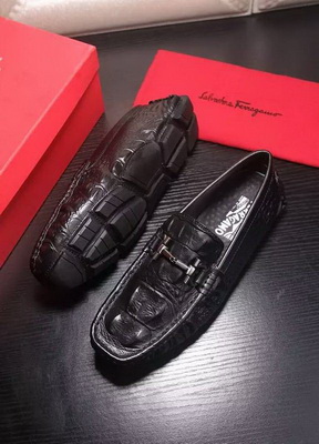 Salvatore Ferragamo Business Casual Men Shoes--032